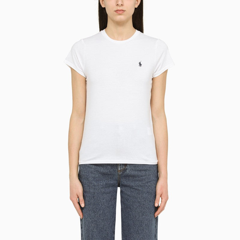 POLO RALPH LAUREN Women's Cotton Logo T-Shirt - Short Sleeve