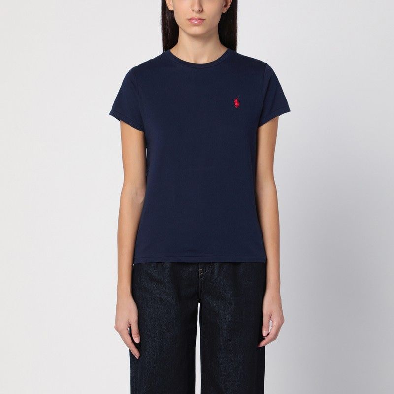 POLO RALPH LAUREN Cotton T-Shirt with Logo for Women - FW25 Collection