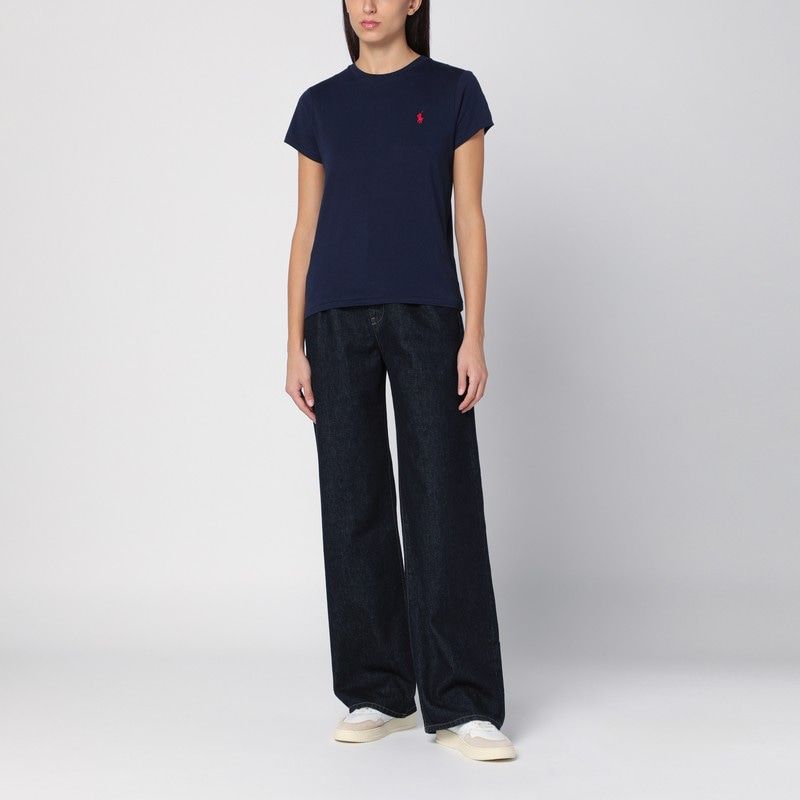 POLO RALPH LAUREN Cotton T-Shirt with Logo for Women - FW25 Collection