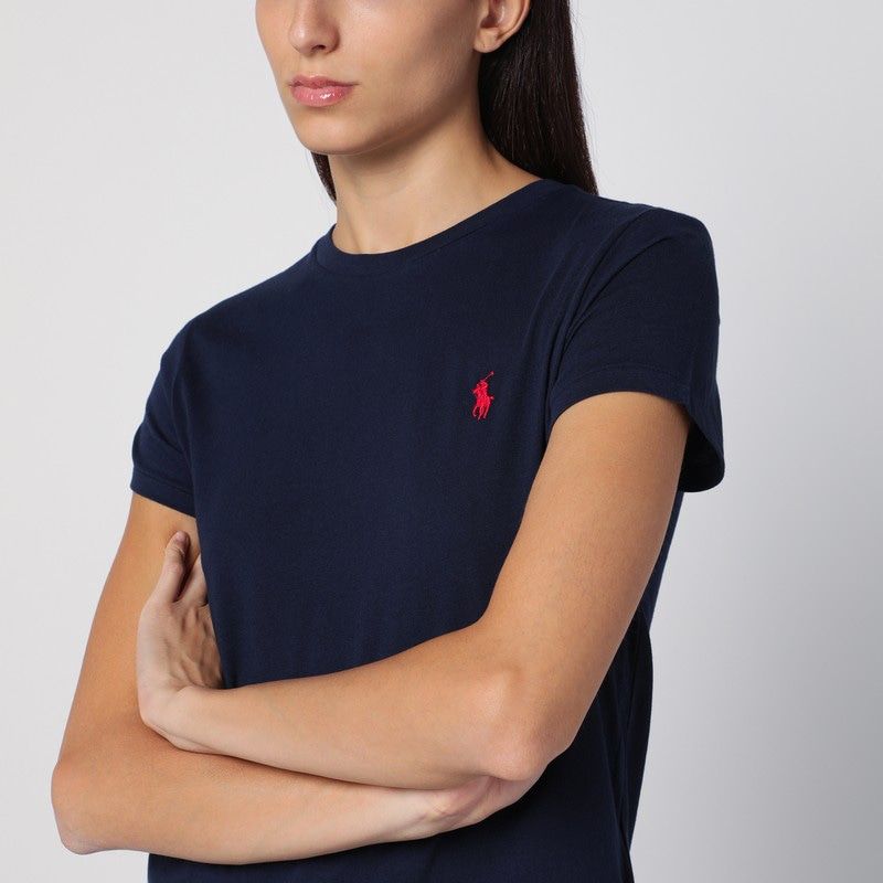 POLO RALPH LAUREN Cotton T-Shirt with Logo for Women - FW25 Collection