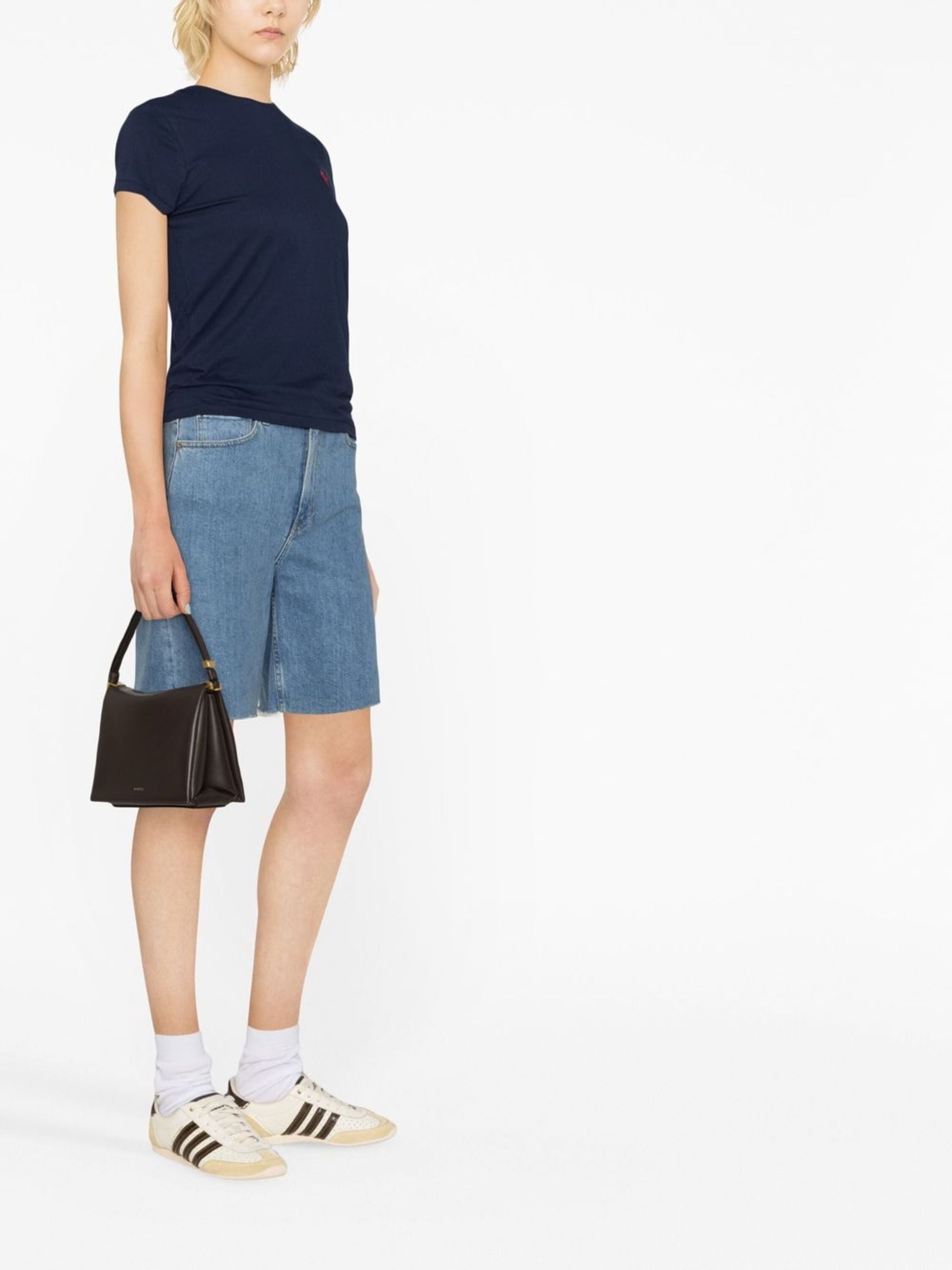 POLO RALPH LAUREN Women's Logo Embroidered Crewneck T-Shirt - Size S