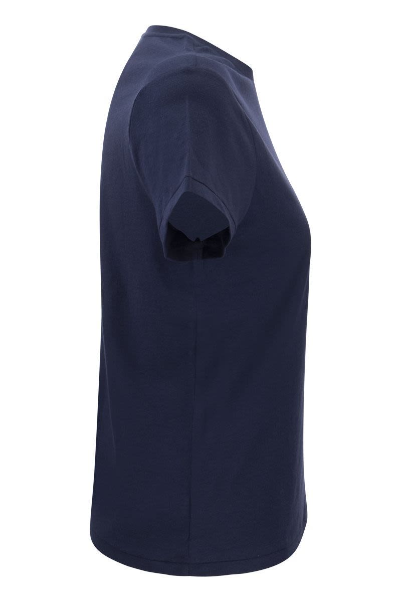 POLO RALPH LAUREN Classic Crewneck Cotton T-Shirt for Women