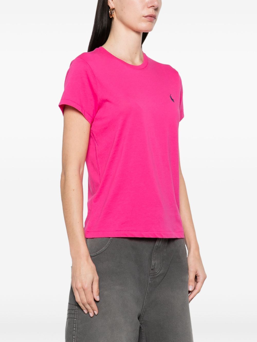 POLO RALPH LAUREN Classic Crewneck Cotton T-Shirt for Women