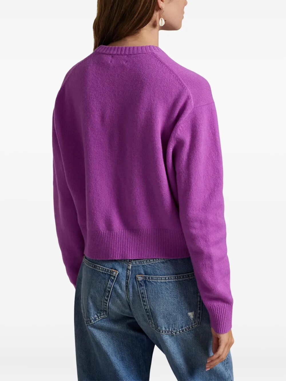 POLO RALPH LAUREN Dropped Shoulder Wool Sweater