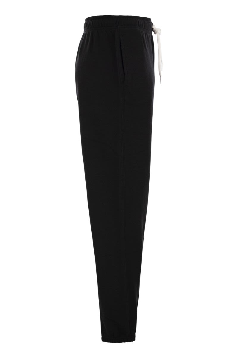 POLO RALPH LAUREN Plush Sports Trousers for Women - High Waist Tapered Cut