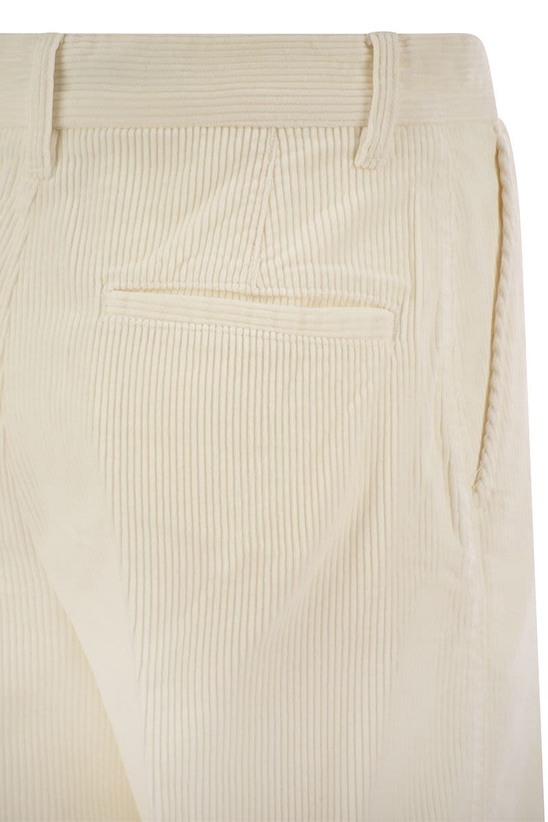 POLO RALPH LAUREN Wide-Leg Corduroy Trousers - Mini Cut