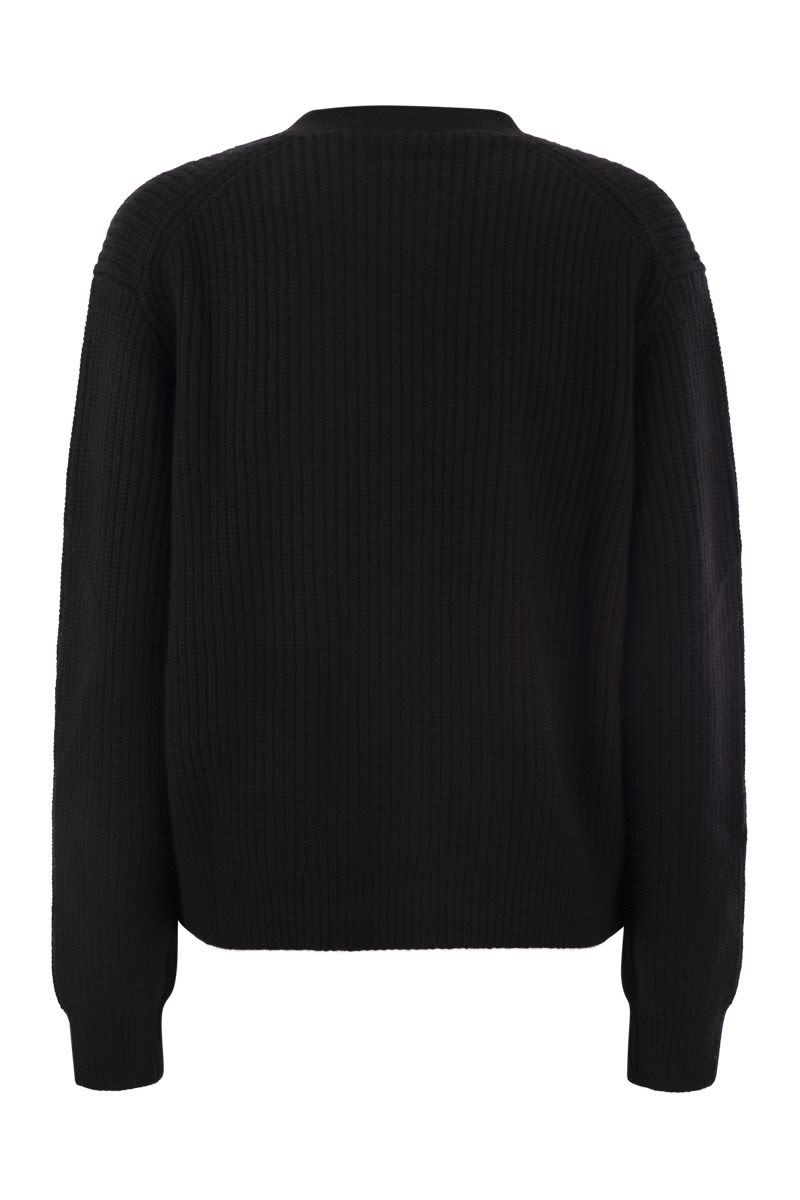 POLO RALPH LAUREN Wool and Cashmere V-Neck Cardigan - Fall/Winter 2025