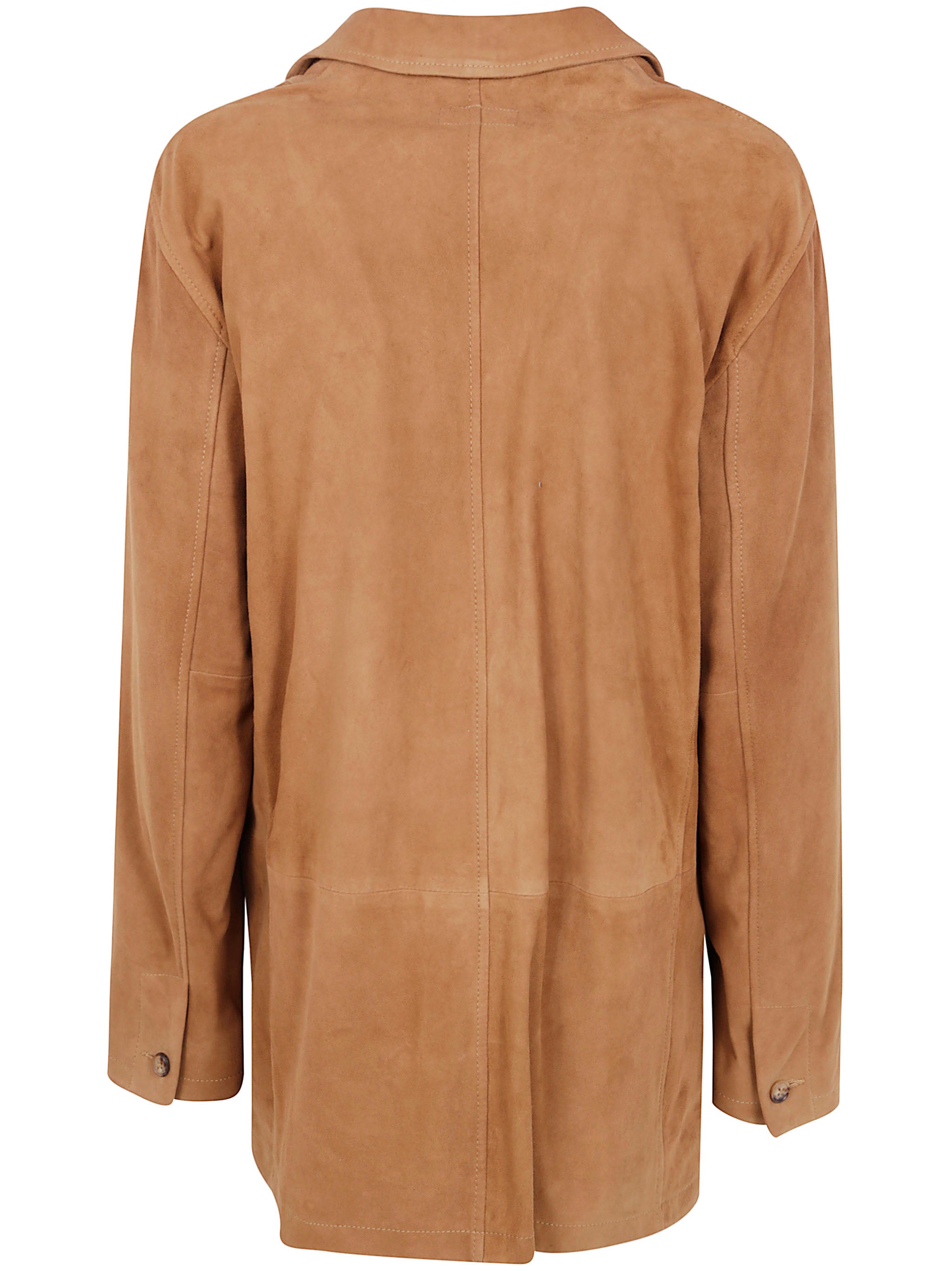 POLO RALPH LAUREN Three-Button Suede Jacket