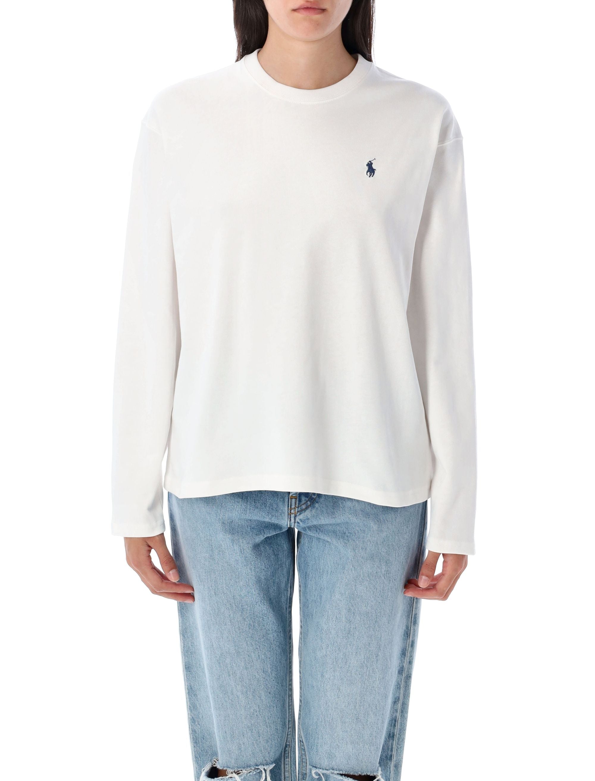 POLO RALPH LAUREN Long Sleeve Cotton T-Shirt for Women