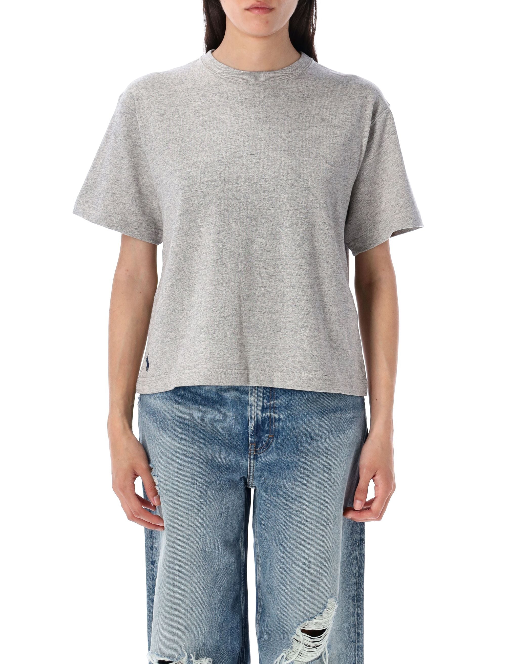 POLO RALPH LAUREN Relaxed Crop Fit Cotton Tee - Women's
