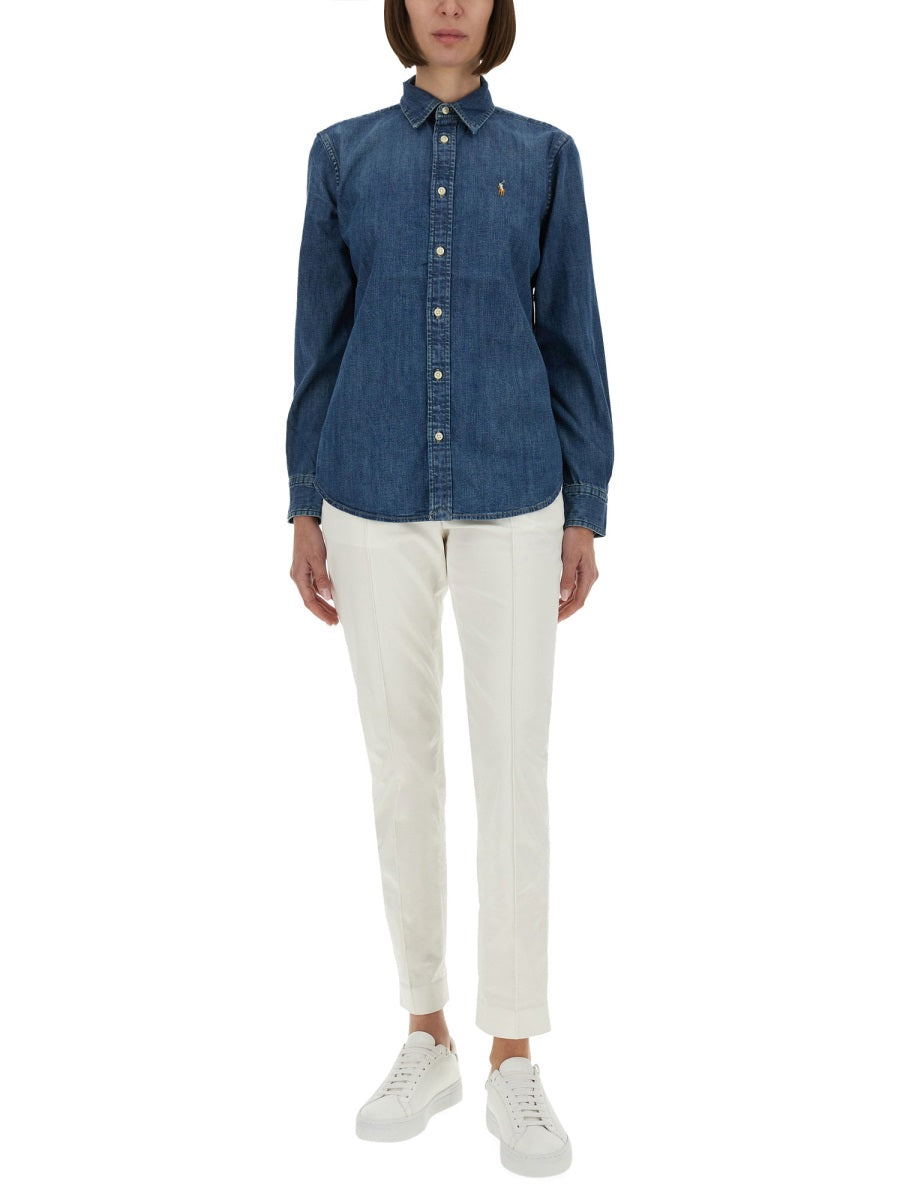 POLO RALPH LAUREN Classic Women's Button-Up Shirt - FW25 Edition