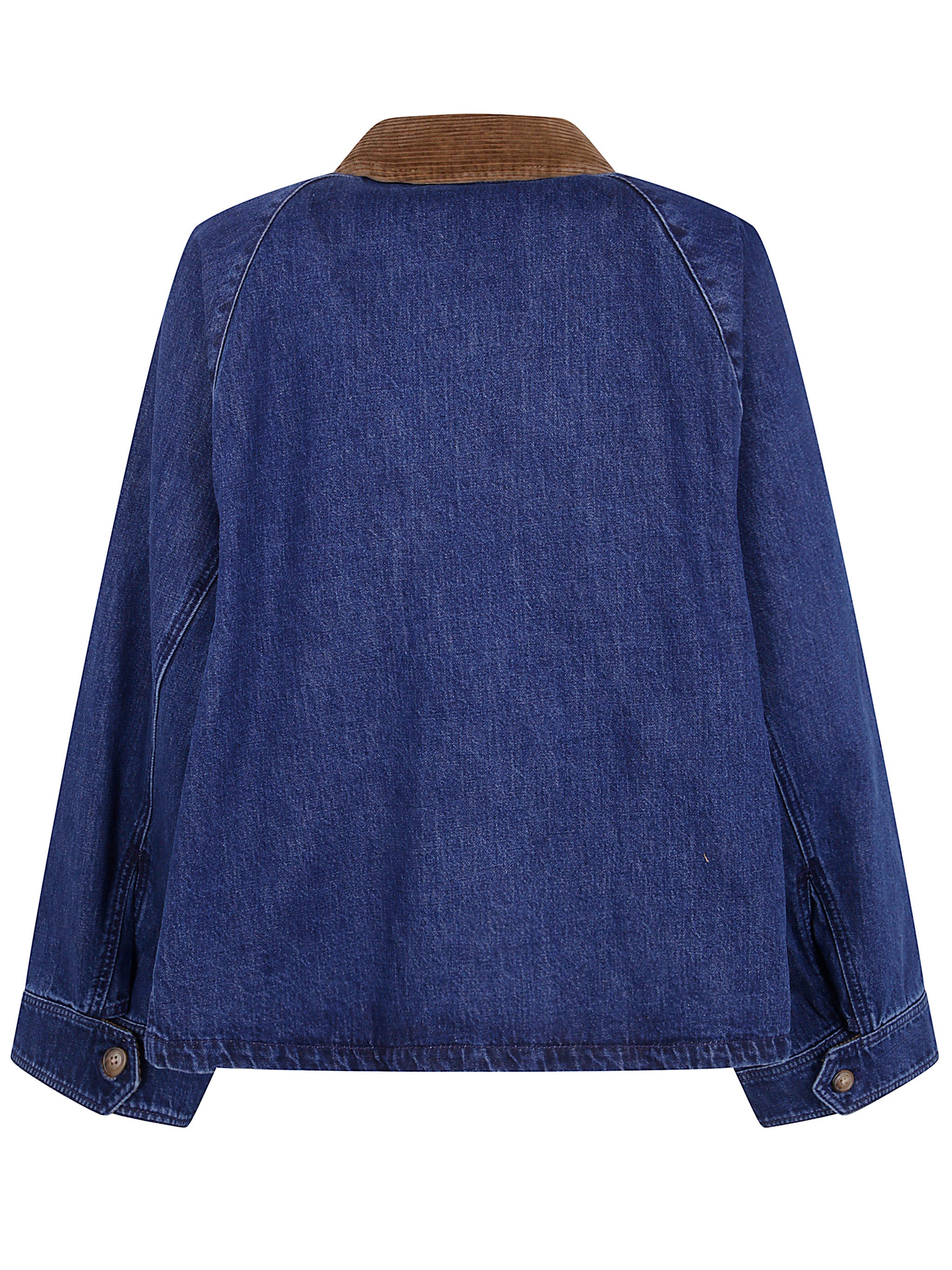 POLO RALPH LAUREN Denim Jacket with Corduroy Collar for Women - FW25