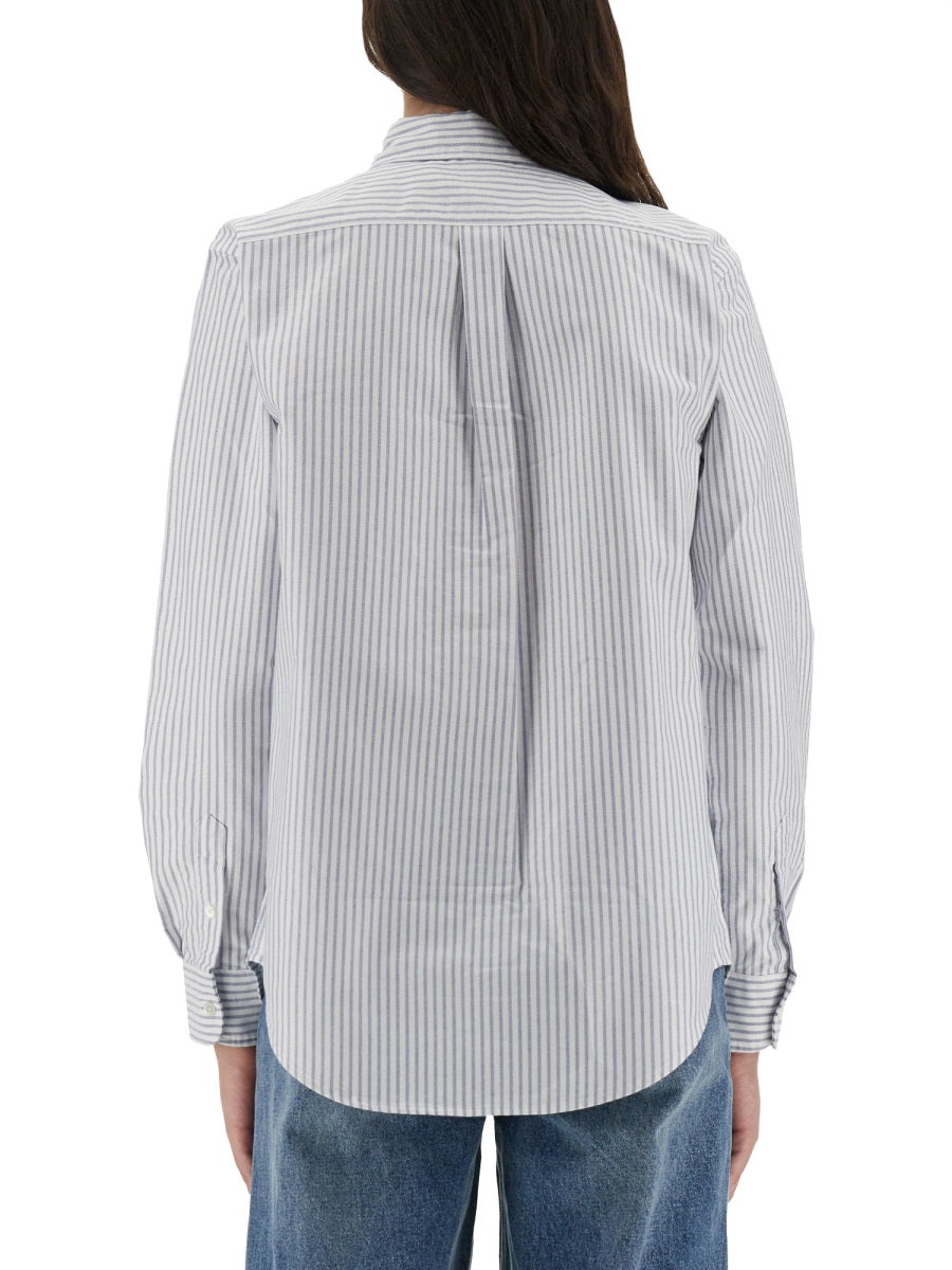 POLO RALPH LAUREN Striped Oxford Shirt - Size S