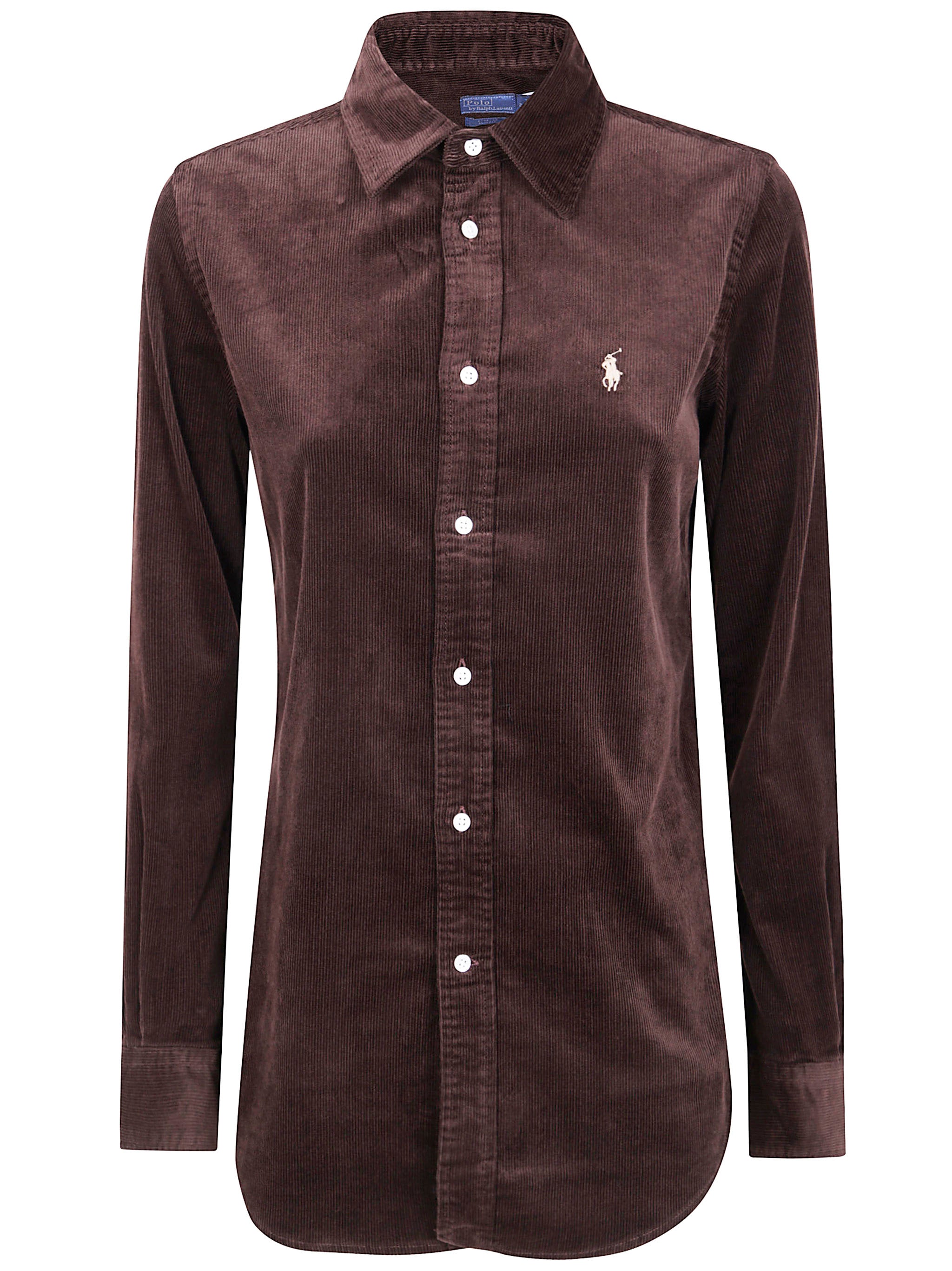 POLO RALPH LAUREN Woven Sport Shirt - 10 Wale Stretch Corduroy for Women