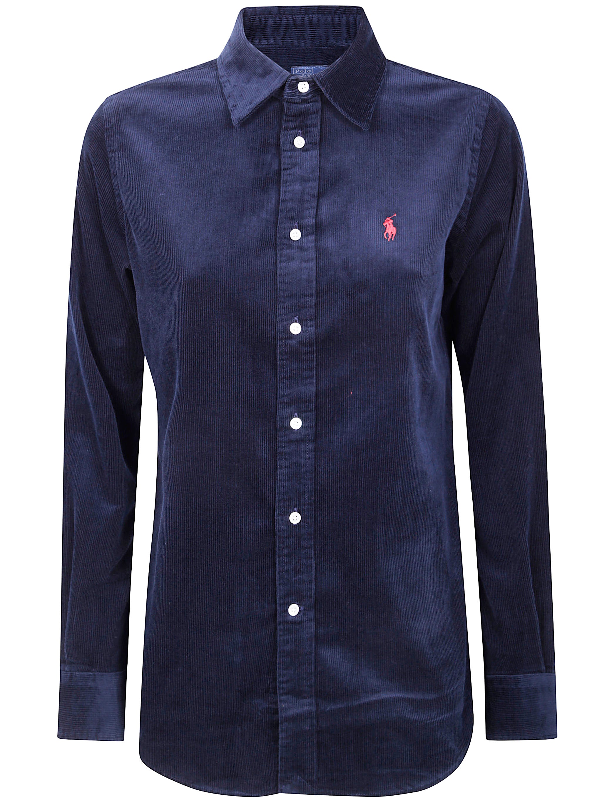 POLO RALPH LAUREN Stretch Slim-Fit Velvet Shirt