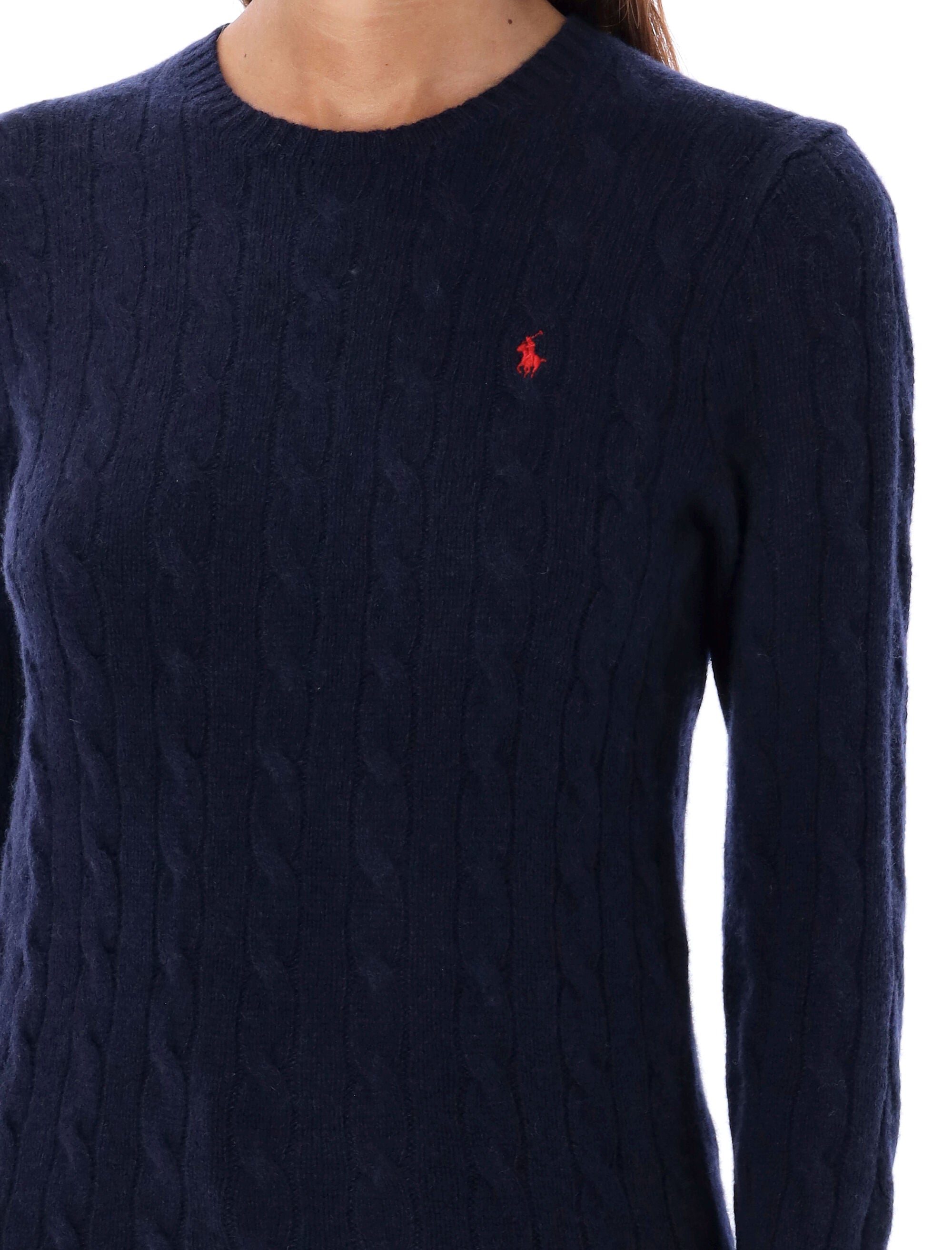 POLO RALPH LAUREN Plaited Wool and Cashmere Slim-Fit Crew-Neck Sweater