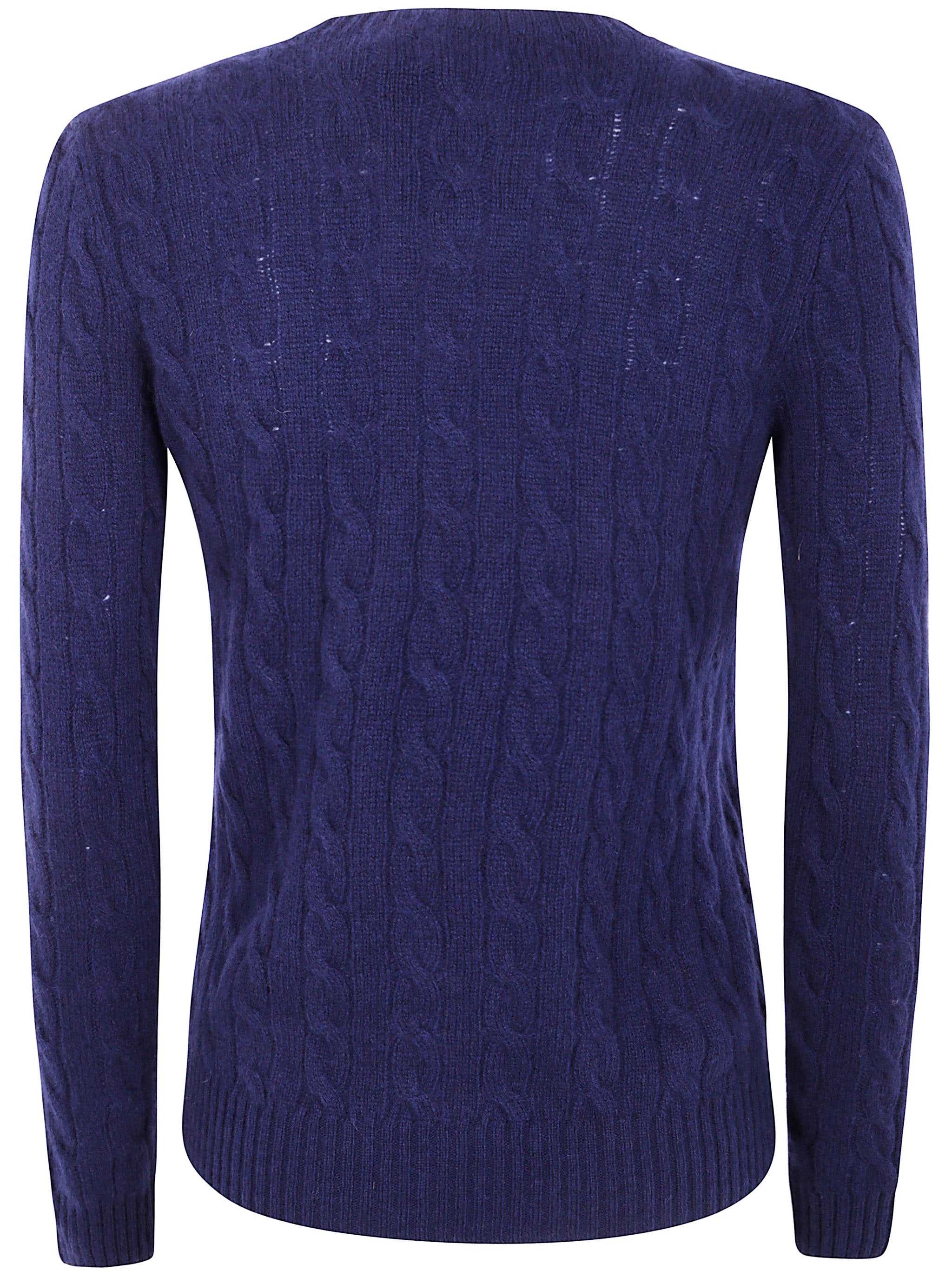 POLO RALPH LAUREN Plaited Wool and Cashmere Slim-Fit Crew-Neck Sweater
