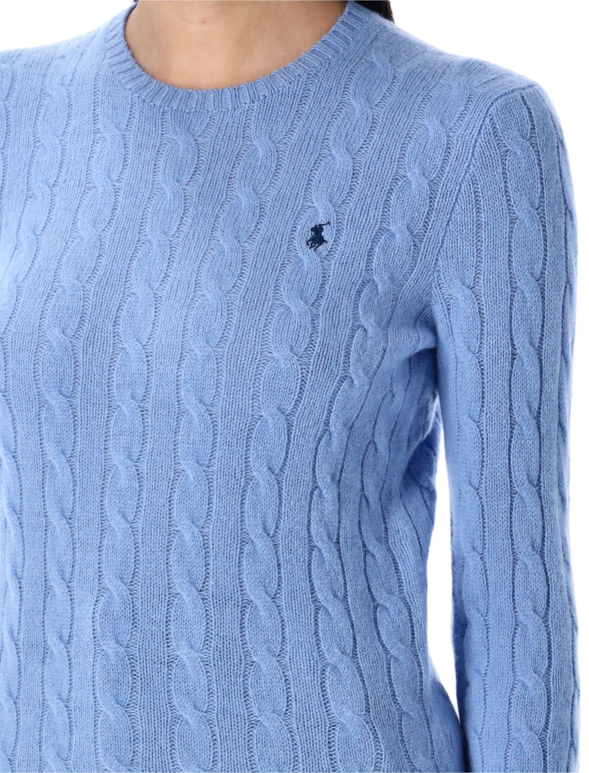 POLO RALPH LAUREN Plaited Wool and Cashmere Slim-Fit Crew-Neck Sweater