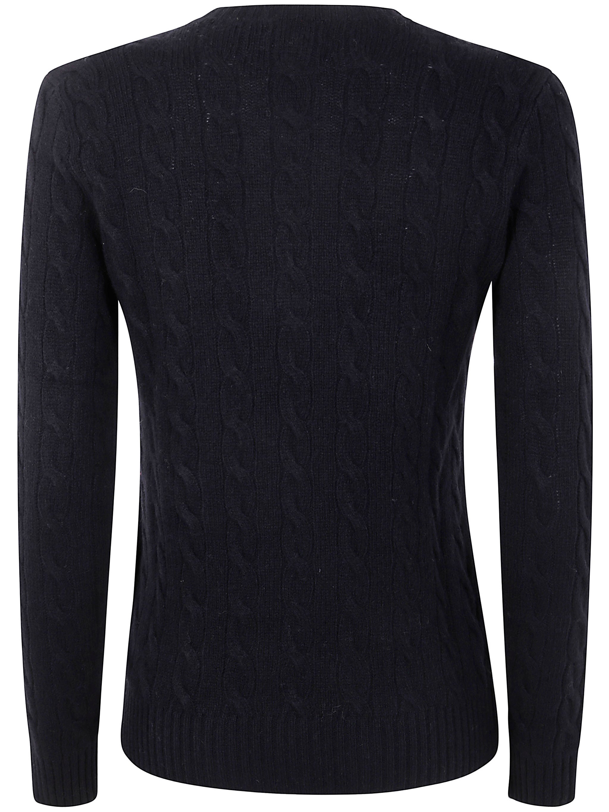 POLO RALPH LAUREN Cable Knit Wool and Cashmere Crewneck Jumper for Women