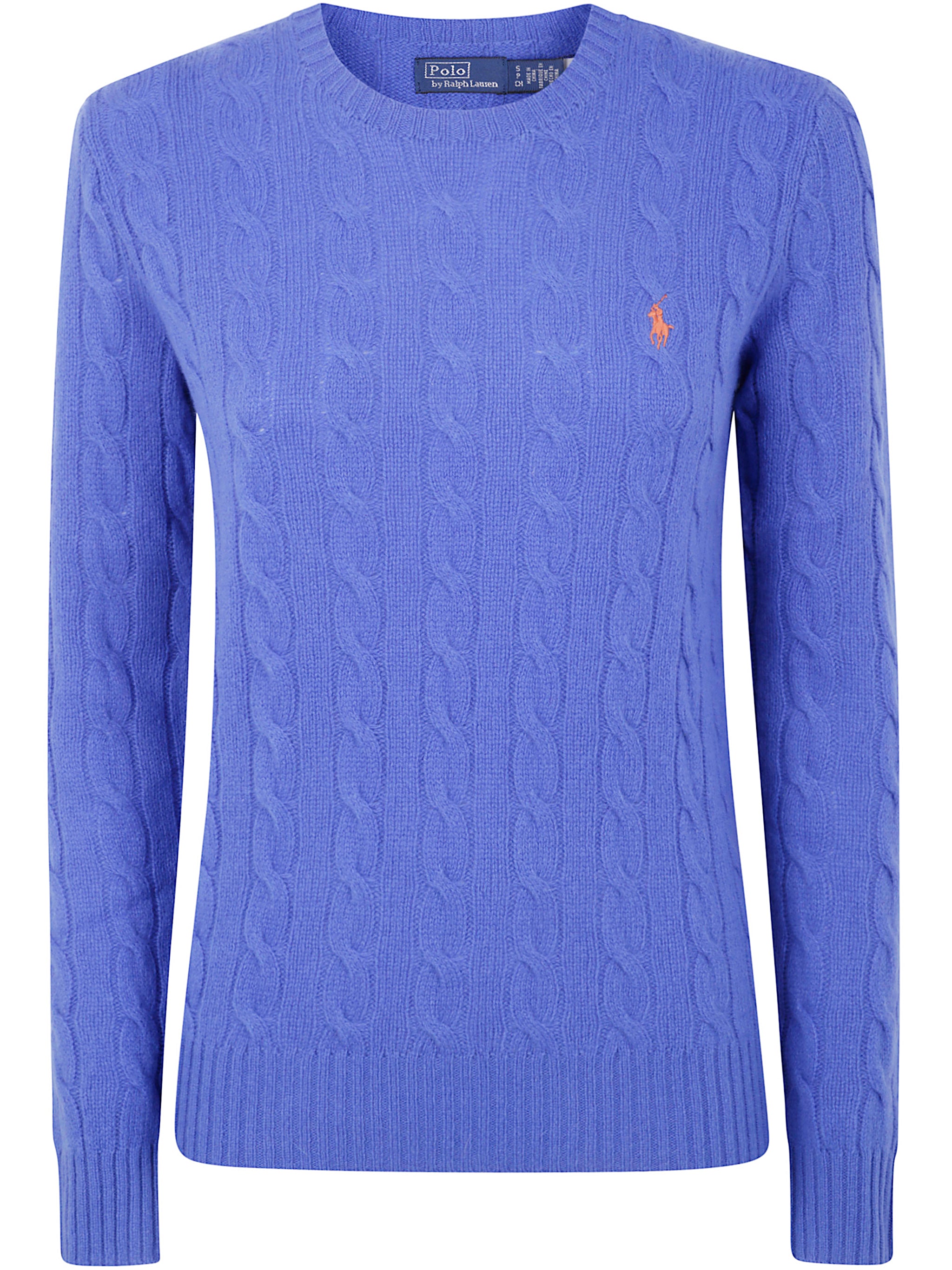 POLO RALPH LAUREN Women's Cable Wool and Cashmere Crewneck Jumper