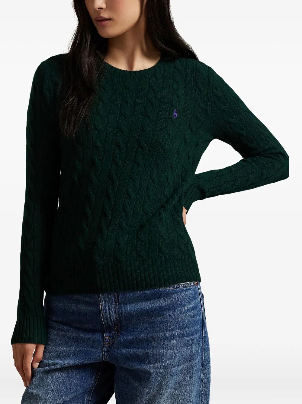 POLO RALPH LAUREN Elegant Cable Knit Sweater for Women