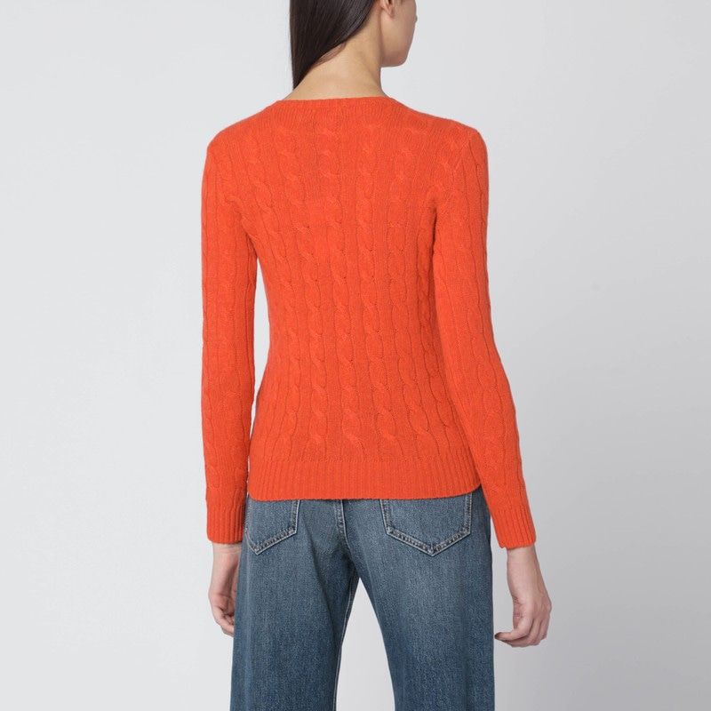 POLO RALPH LAUREN Cable-Knit Crew Neck Sweater - Women's, FW25