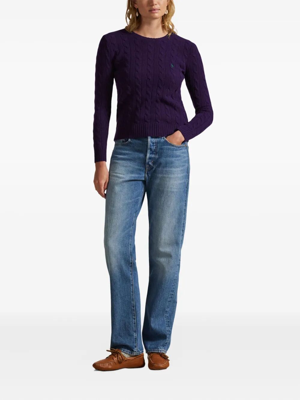 POLO RALPH LAUREN Wool Blend Long Sleeve Pullover Sweater