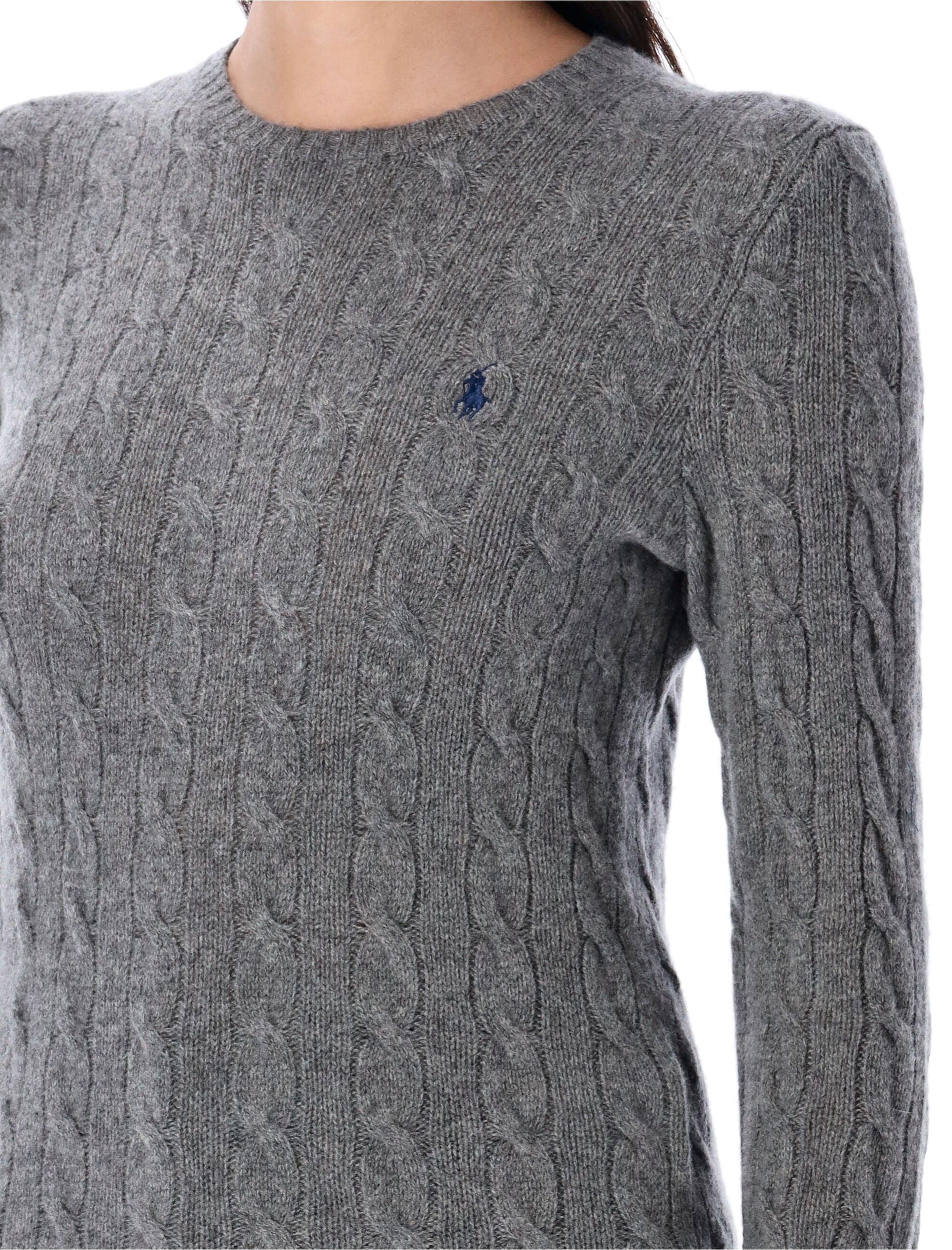 POLO RALPH LAUREN Slim-Fit Plaited Wool and Cashmere Crew-Neck Sweater