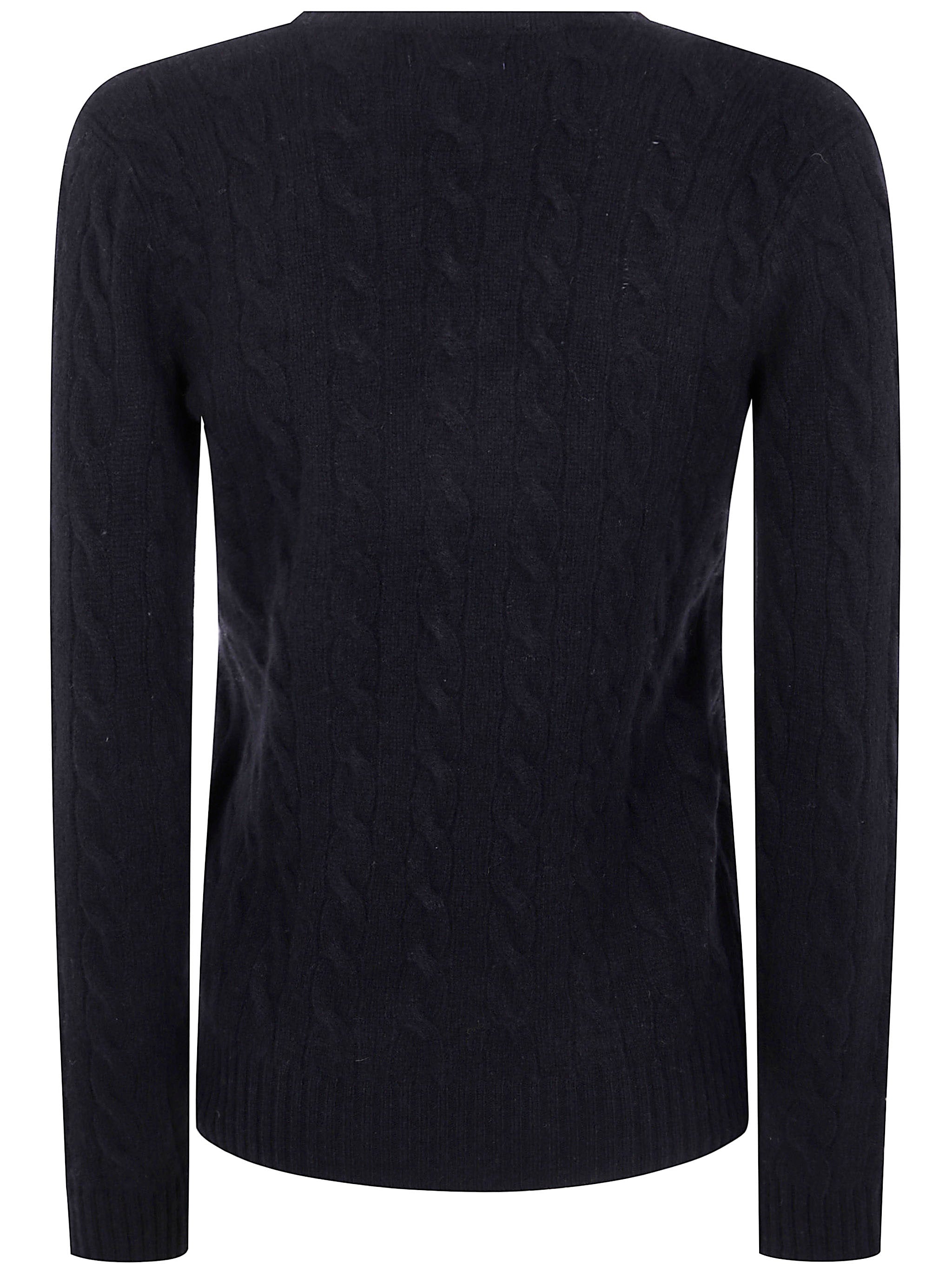 POLO RALPH LAUREN Long Sleeve V-Neck Knit Top for Women