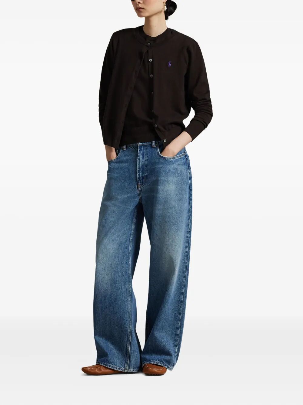 POLO RALPH LAUREN Polo Pony Motif Cardigan - Women's FW25 Collection