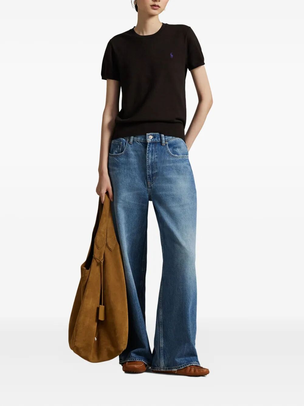 POLO RALPH LAUREN Crew-Neck Short-Sleeve Top