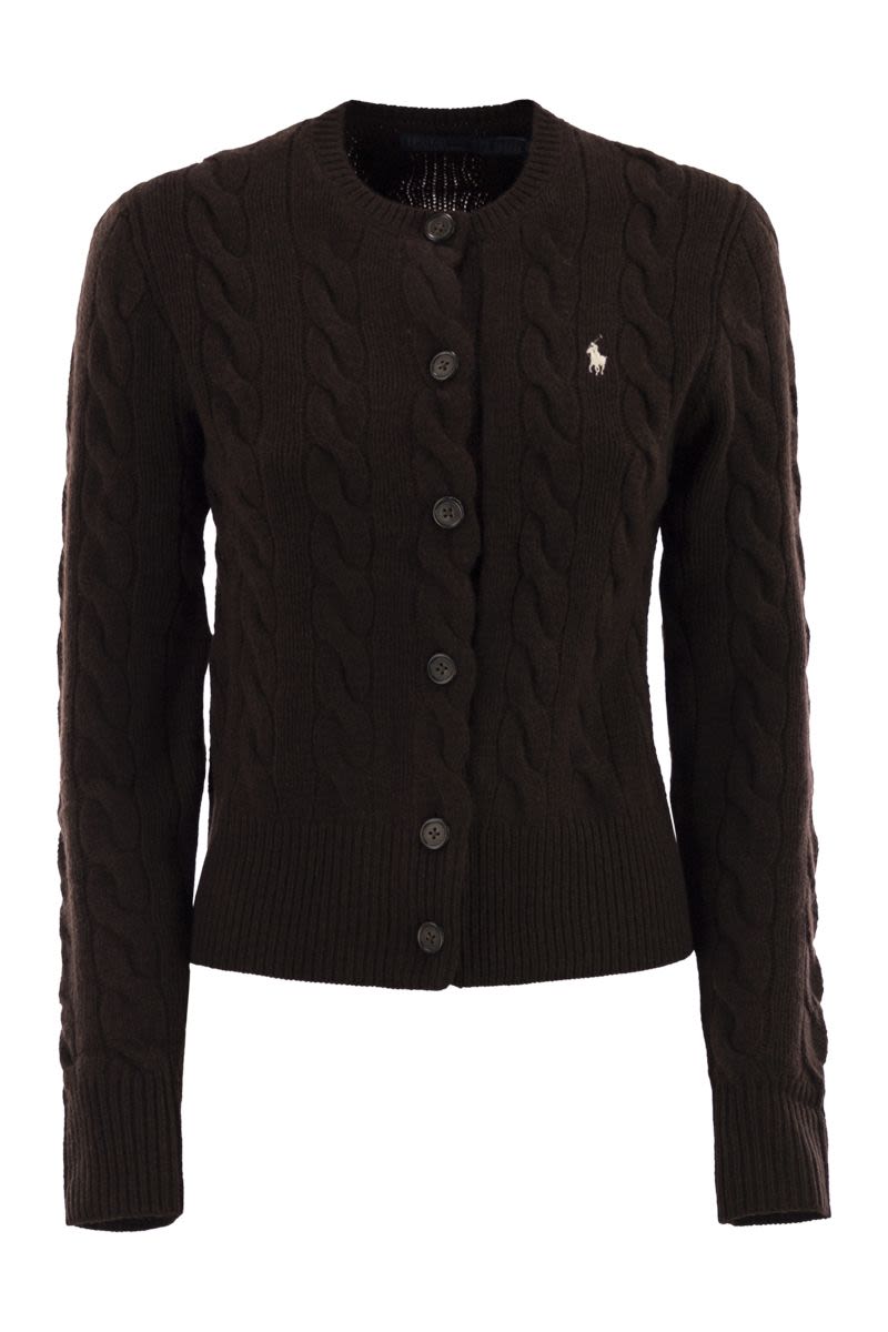 POLO RALPH LAUREN Round Neck Sweater Cardigan for Women