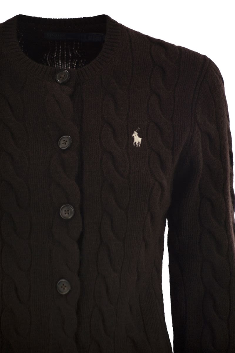 POLO RALPH LAUREN Round Neck Sweater Cardigan for Women