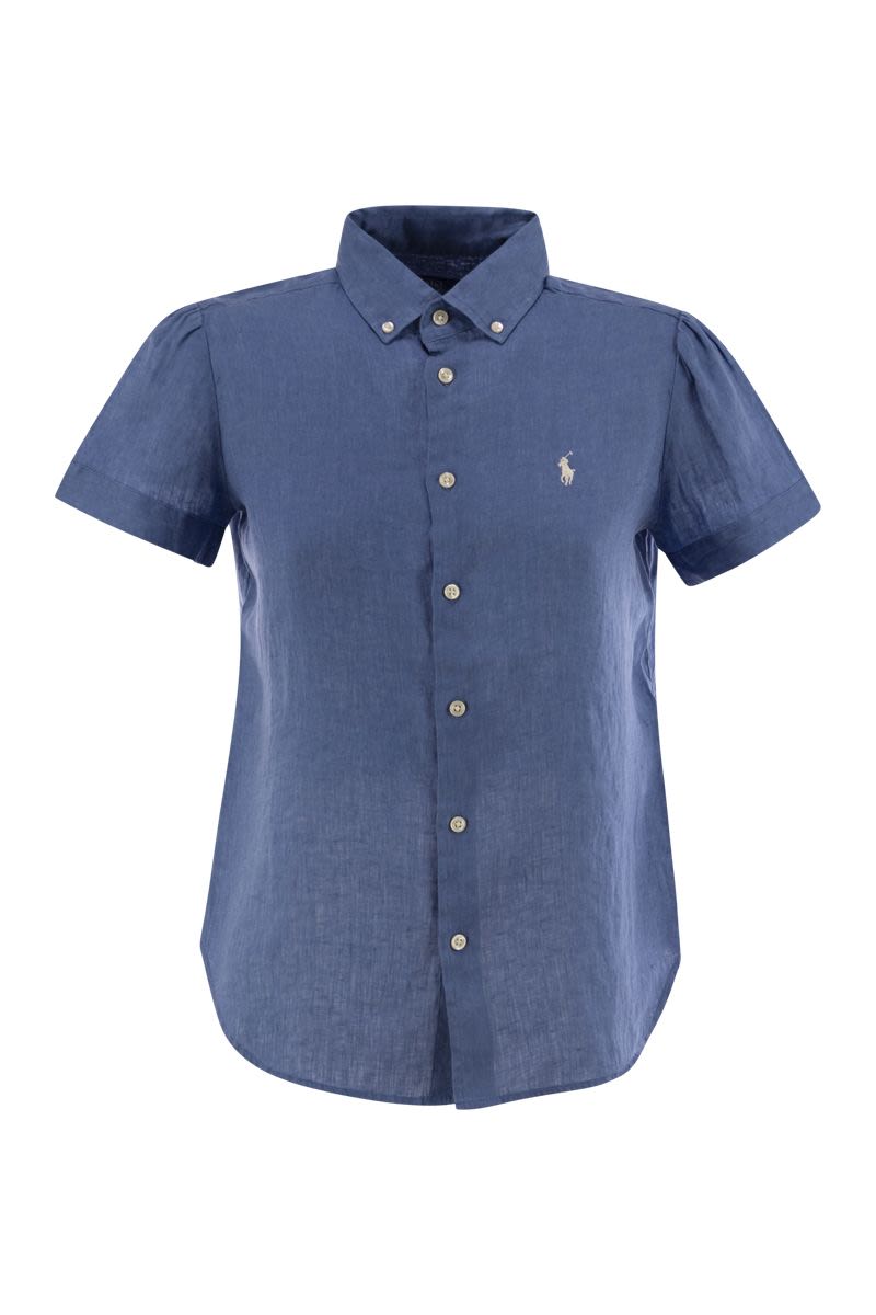 POLO RALPH LAUREN Linen Short-Sleeved Shirt