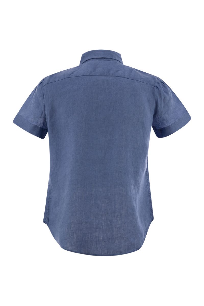 POLO RALPH LAUREN Linen Short-Sleeved Shirt