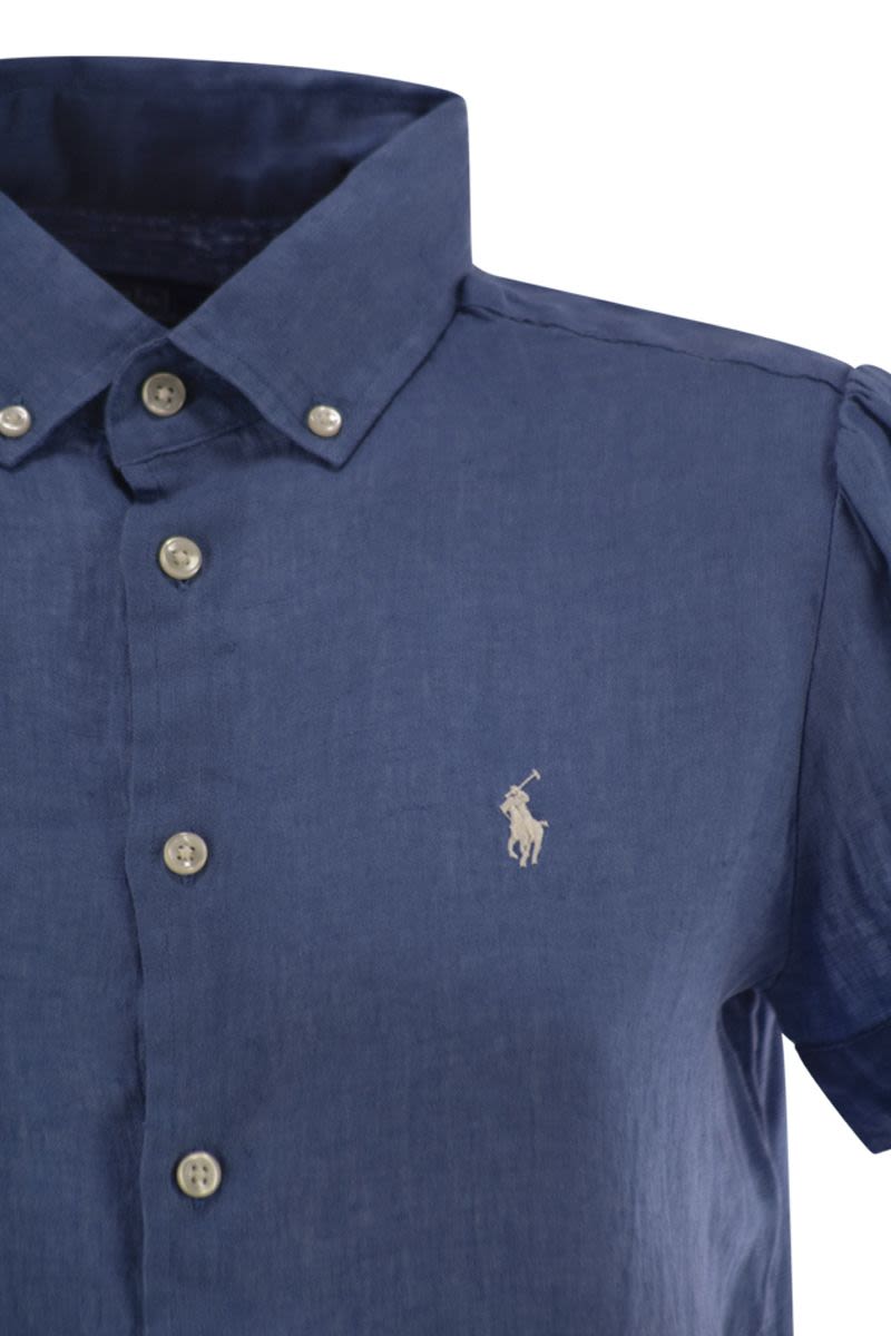 POLO RALPH LAUREN Linen Short-Sleeved Shirt