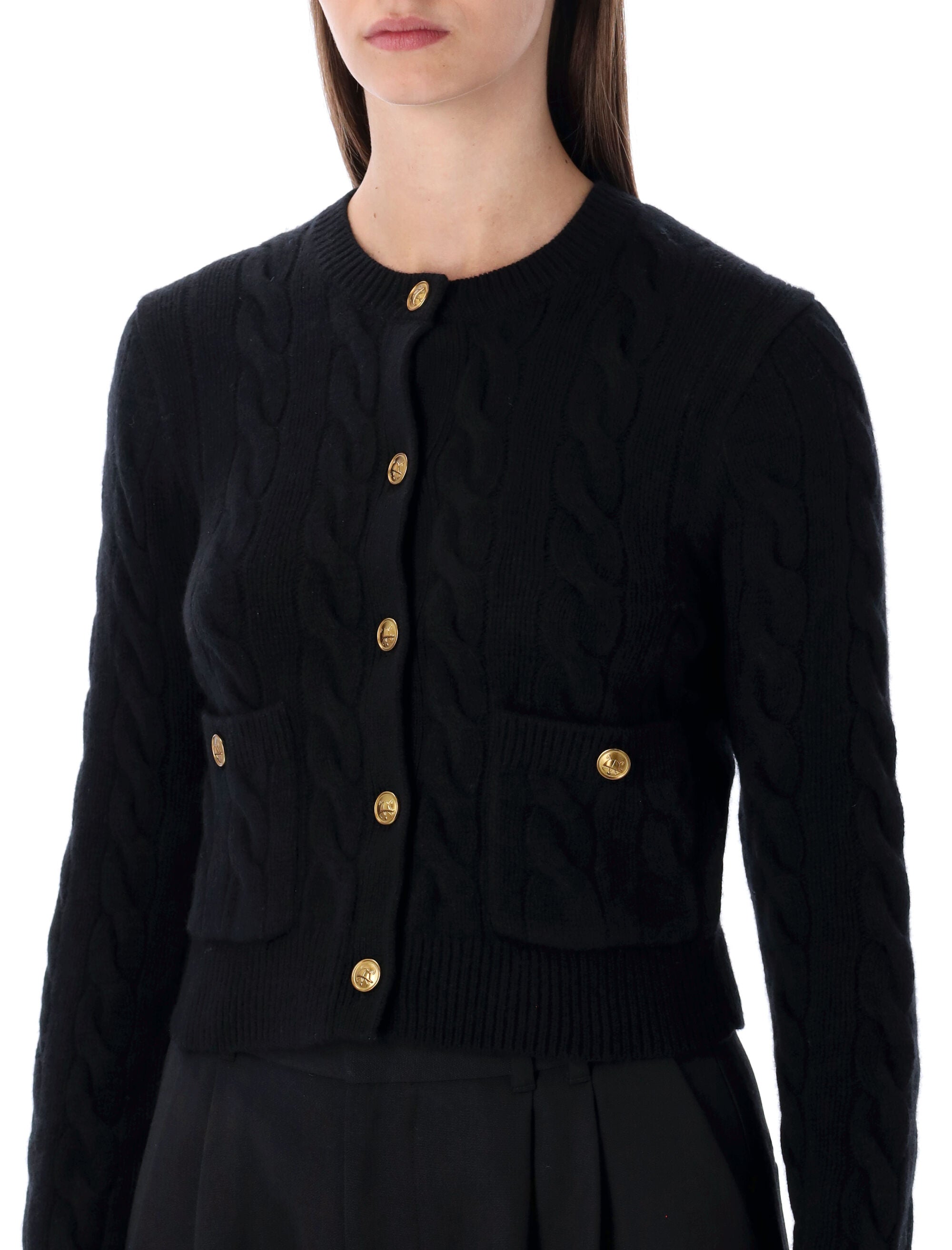 POLO RALPH LAUREN Cropped Wool and Cashmere Cardigan - Women's