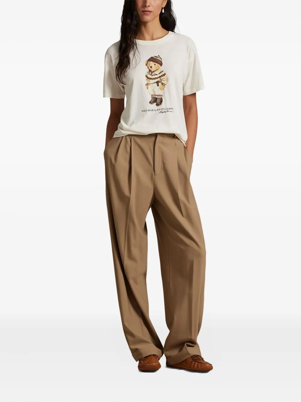 POLO RALPH LAUREN Knit T-Shirt "Holiday 2025 Bear"