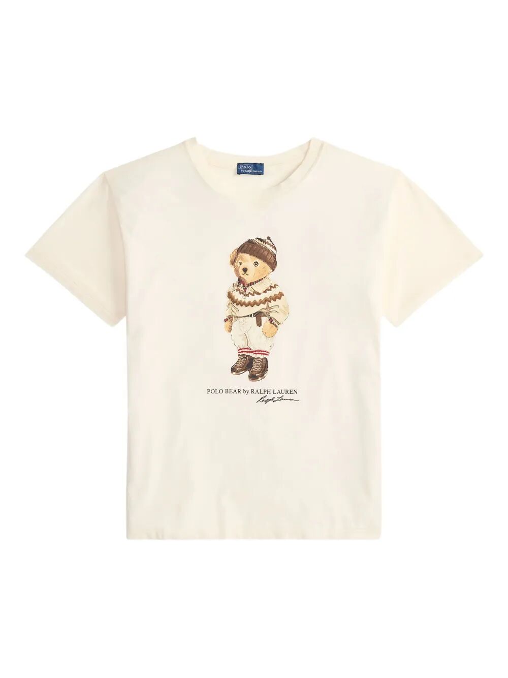 POLO RALPH LAUREN Knit T-Shirt "Holiday 2025 Bear"