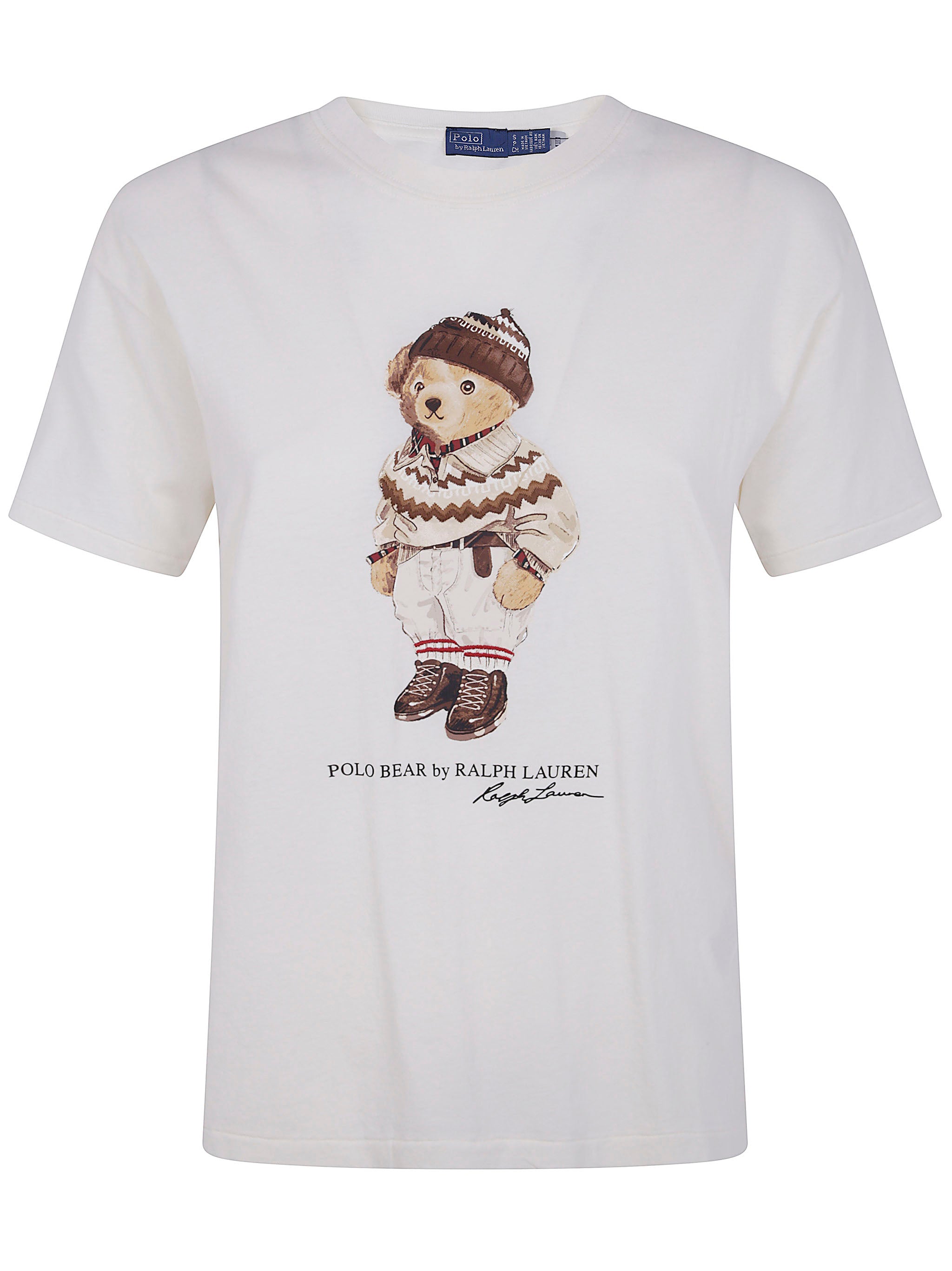 POLO RALPH LAUREN Knit T-Shirt "Holiday 2025 Bear"