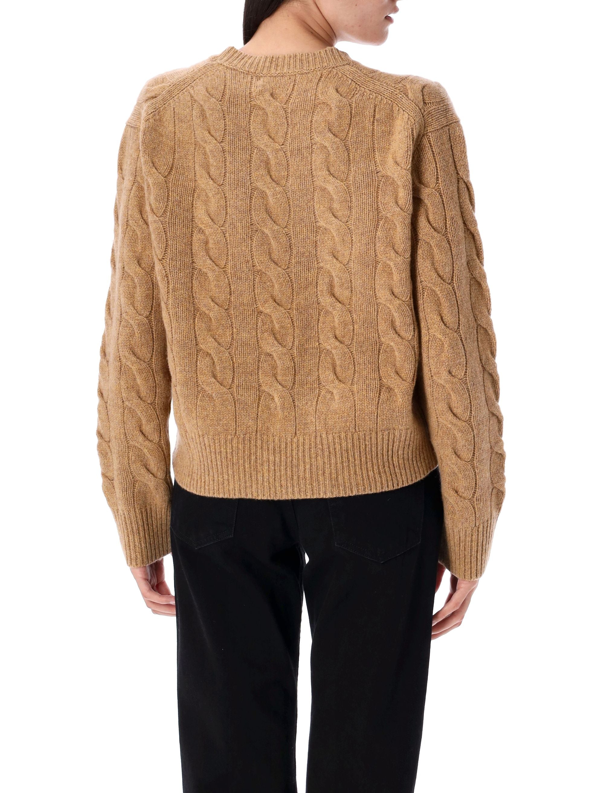 POLO RALPH LAUREN Cable-Knit Wool and Cashmere Jumper - Size S