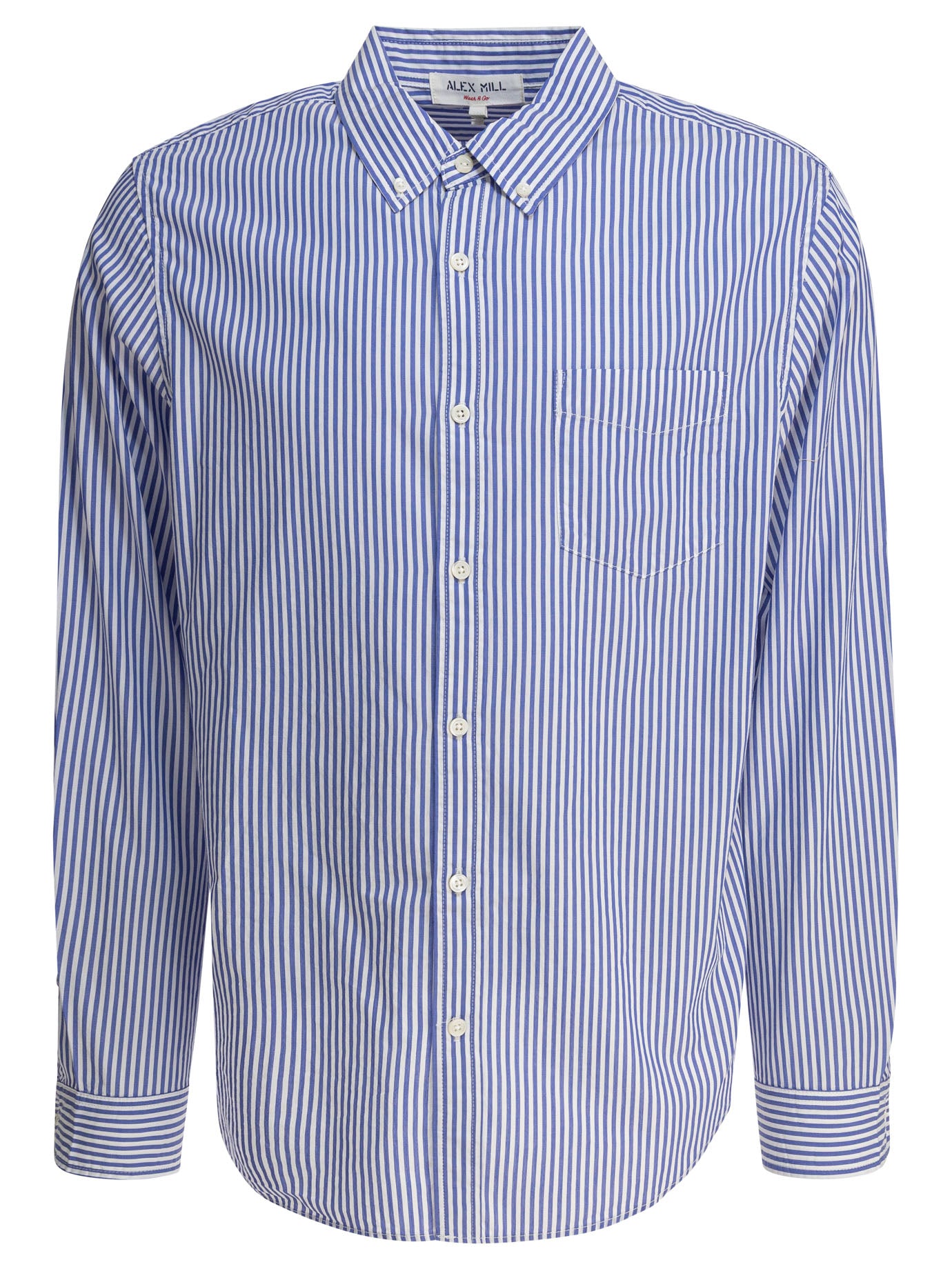 ALEX MILL Striped Short Sleeve Shirt - SS25 Collection
