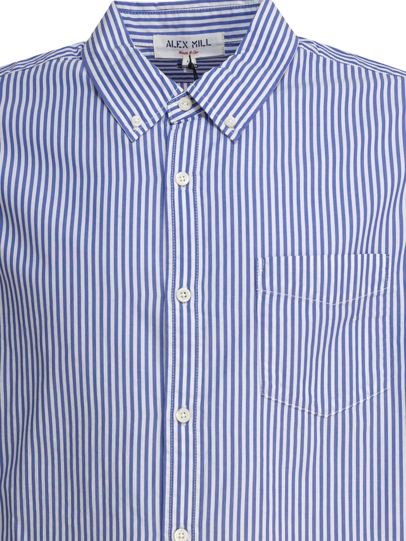 ALEX MILL Striped Short Sleeve Shirt - SS25 Collection