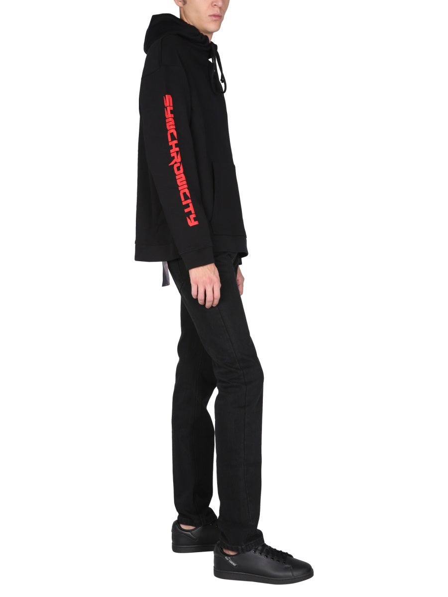 RAF SIMONS Sinchronicity Hoodie with Drawstring