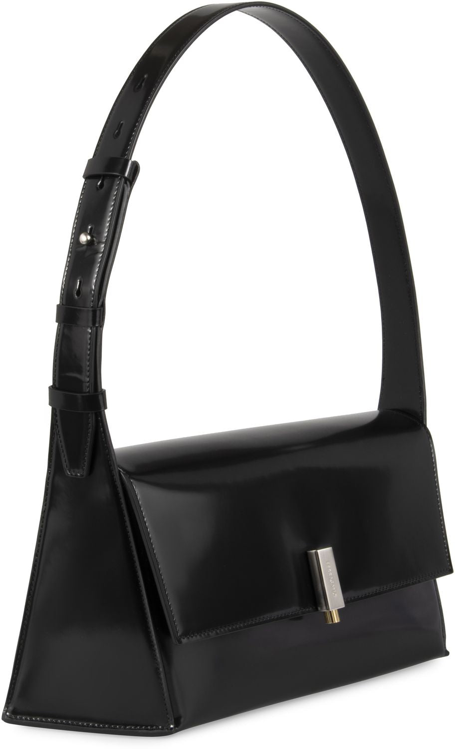 Ferragamo Leather Shoulder Handbag with Adjustable Handle