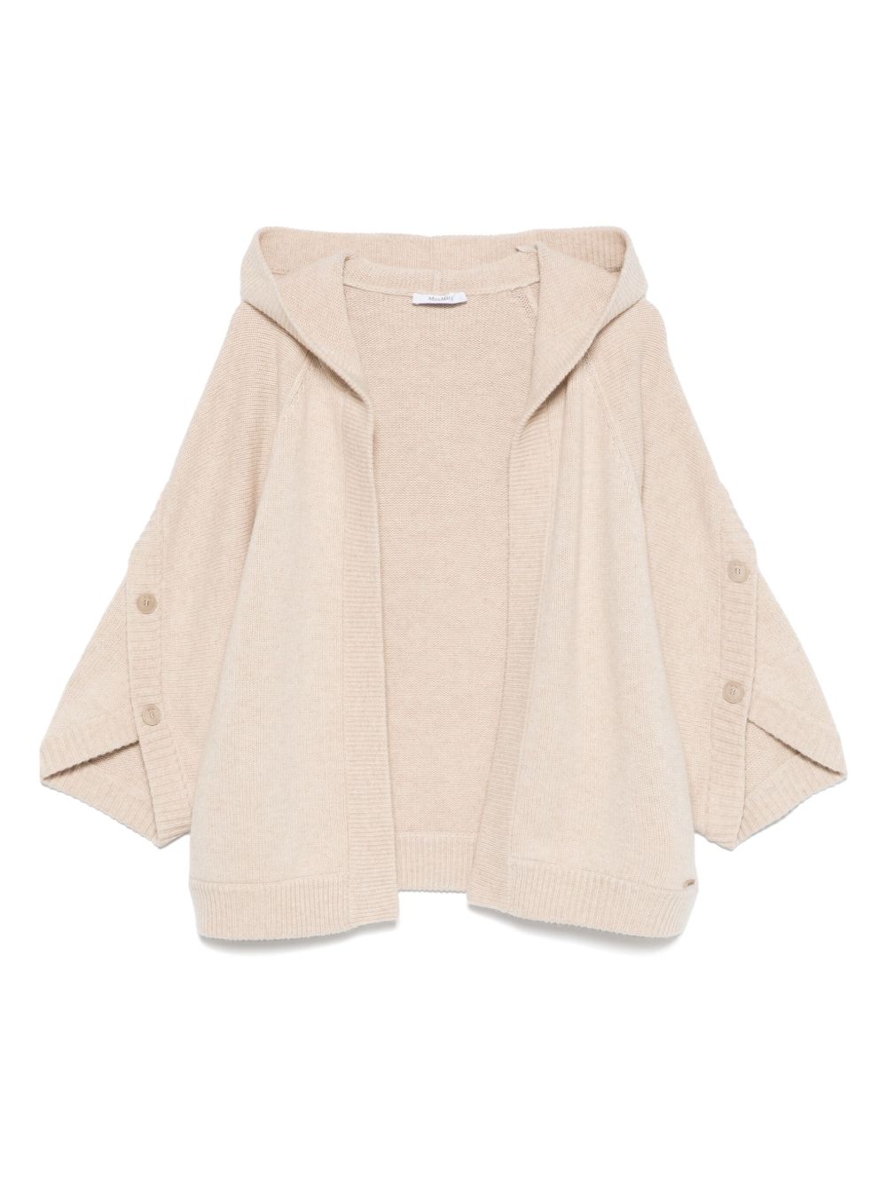 MAX MARA Classic Women's Three-Quarter Sleeve Hooded Cardigan