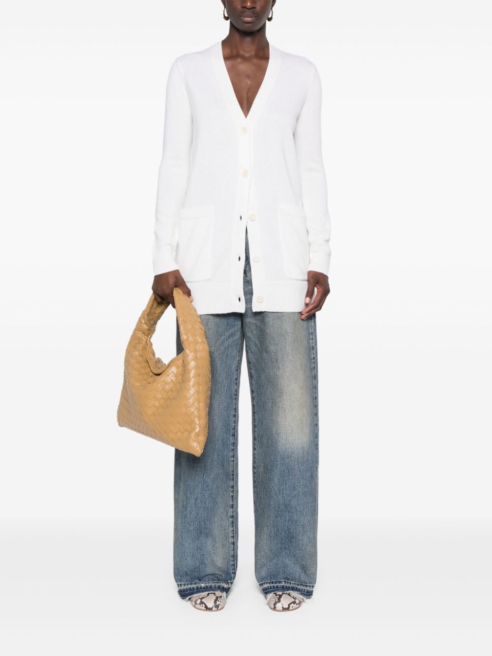 MAX MARA Wool and Cashmere Blend Cardigan