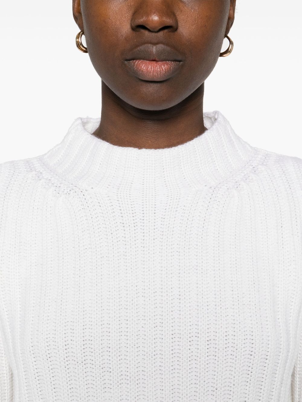 MAX MARA Luxury Wool-Cashmere Blend Turtleneck Sweater