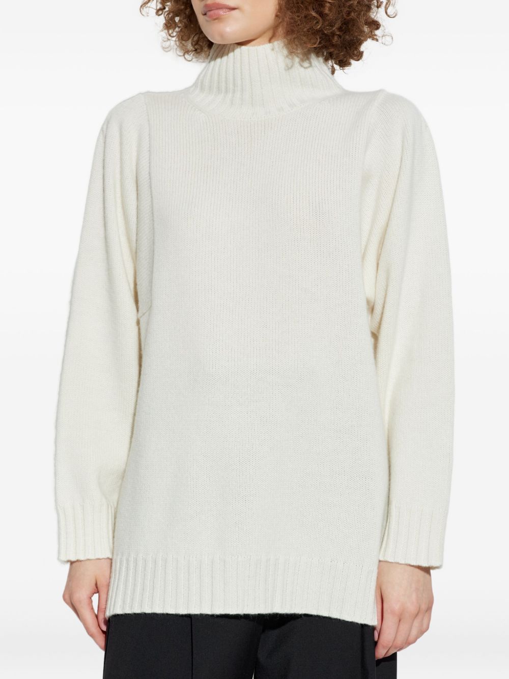 MAX MARA High Neck Cashmere Turtle Sweater