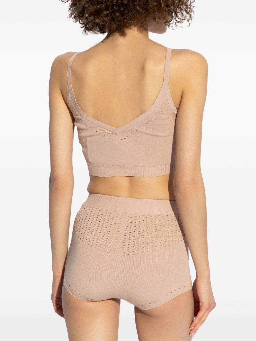 MAX MARA Women's Mini Sleeveless Top with V-Neck and Spaghetti Straps